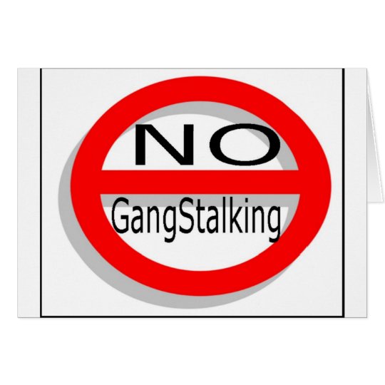 Kein Gangstalking Karte