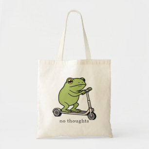 Kein Gedanken Frosch Scooter Lustiges Meme Tragetasche