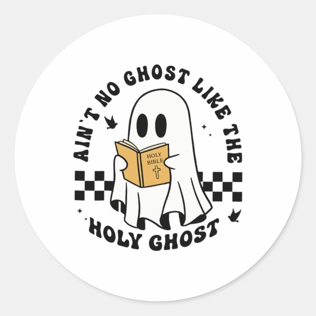 Kein Geist wie der Heilige Geist, der sich Christl Runder Aufkleber (Vorderseite)