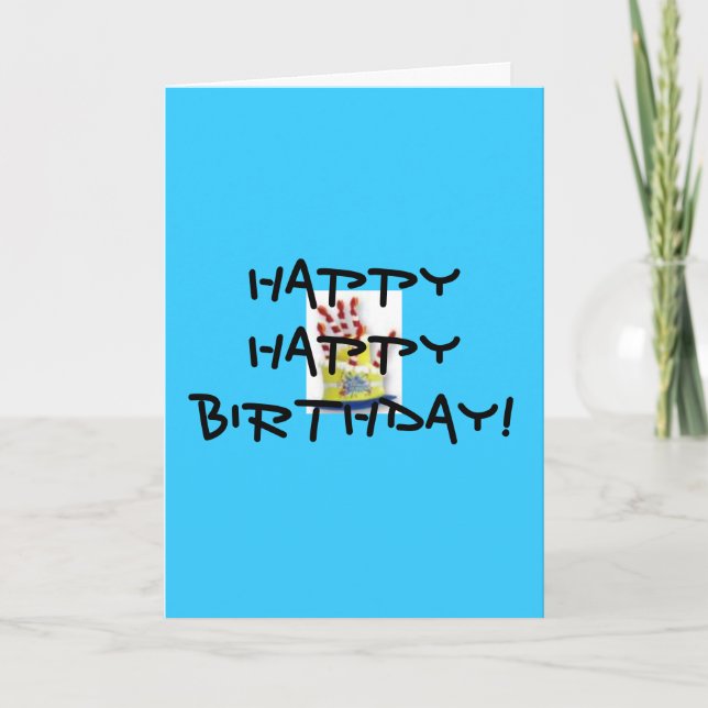 Kein Geld darin Karte (Vorderseite)