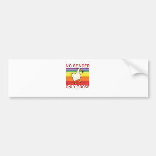 Kein Geschlecht nur Gänse ohne Binar LGBTQ Autoaufkleber