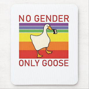 Kein Geschlecht nur Gänse ohne Binar LGBTQ Mousepad