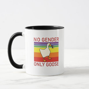 Kein Geschlecht nur Gänse ohne Binar LGBTQ Tasse
