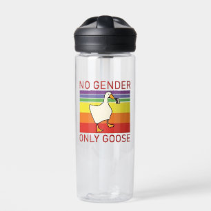 Kein Geschlecht nur Gänse ohne Binar LGBTQ Trinkflasche