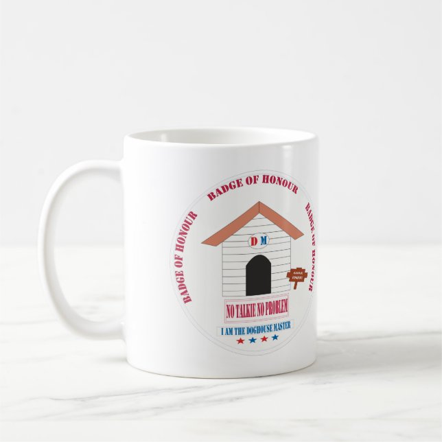 Kein Gespräch Kein Problem Doghouse MasterClassic- Kaffeetasse (Links)