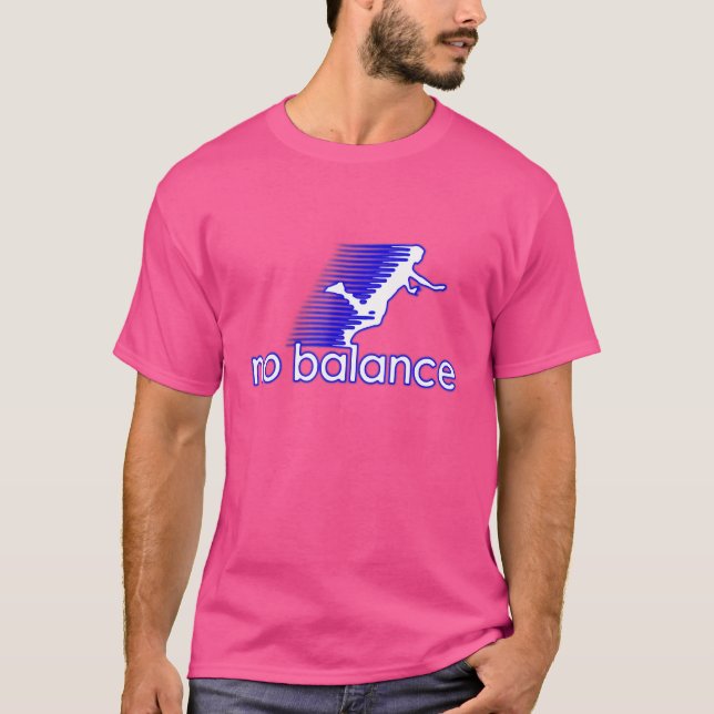 Kein Gleichgewicht Spaß T-Shirts für Männer Kinder (Vorderseite)