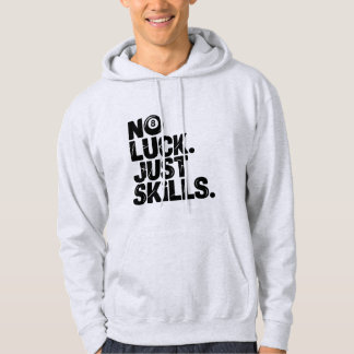 Kein Glück, nur Können, Lustiger Billardspieler-Sl Hoodie