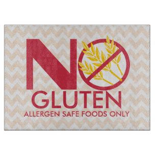 Kein Gluten-oder Weizen-Safe-Schneidebrett Schneidebrett