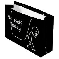 Kein Golf Heute Lustige Traurige Golfer Figur Humo