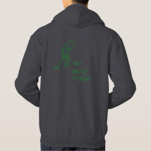 Kein Golf heute - Trauriger Golfer Lustiges Golfge Hoodie