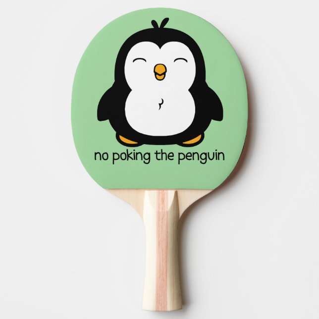 Kein Grün des Pinguins Tischtennis Schläger (Vorderseite)
