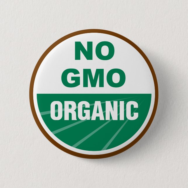 Kein GVO Bio Button (Vorderseite)
