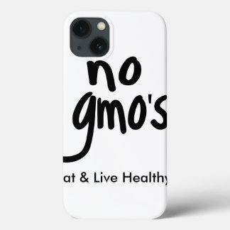 Kein GVO isst gesunde, weiße Werbeaktion Case-Mate iPhone Hülle