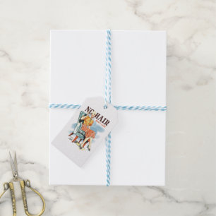 Kein Haar, Mir Doch Egal - Bewusstseinsdesign Geschenkanhänger