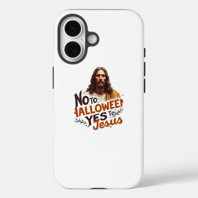 Kein Halloween Ja, iPhone 16 Fall Hülle (Rückseite)