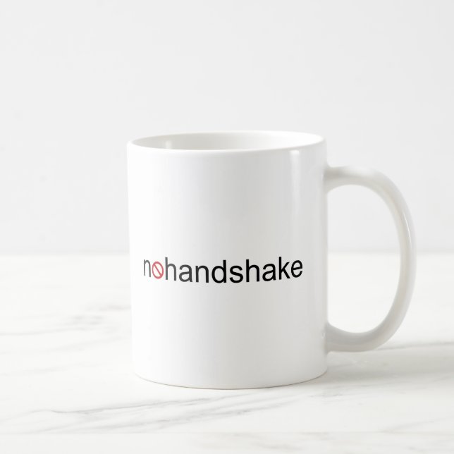 Kein Handshake Kaffeetasse (Rechts)