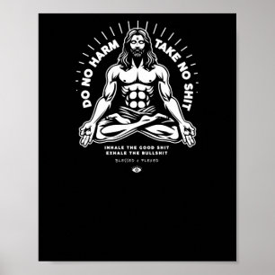 Kein Harmaufkleber Poster