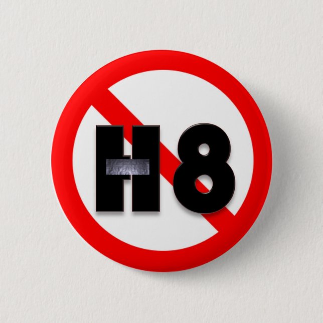 Kein Hass Button (Vorderseite)