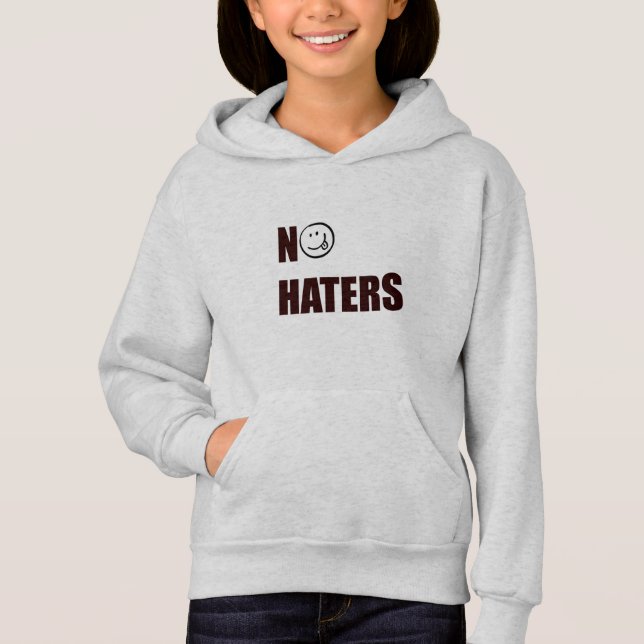 KEIN HASSERHOODIE FÜR MÄDCHEN HOODIE (Vorderseite)