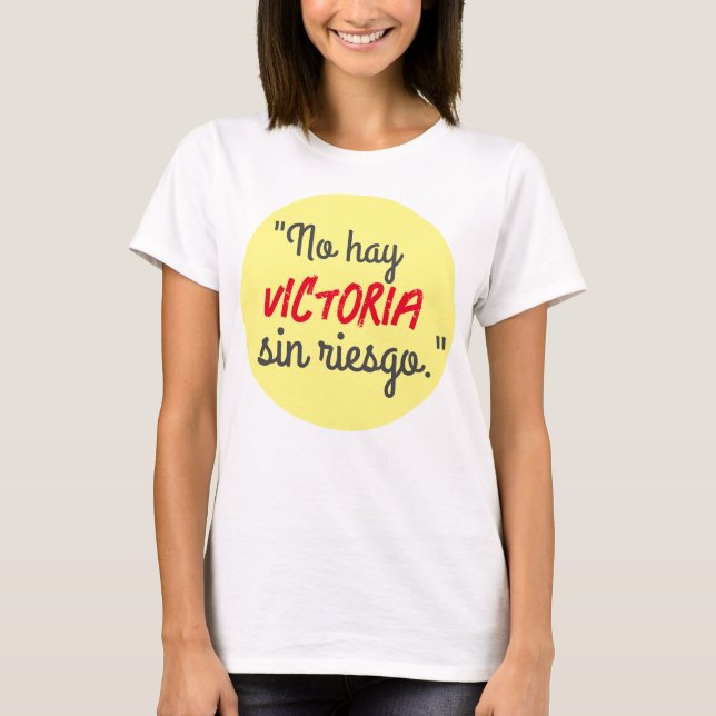 KEIN HAY VICTORIA IST KEIN HAY RIESGO T-Shirt (Vorderseite)
