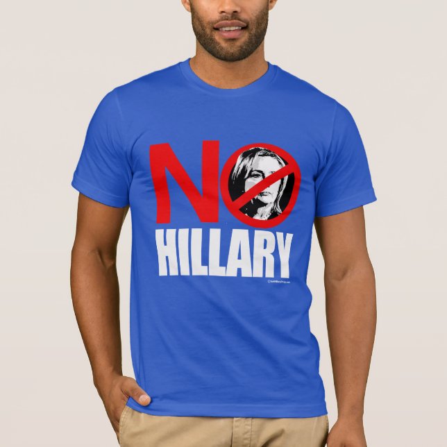 KEIN HILLARY MUTIGES - AntiHillarypng-Weiß - .png T-Shirt (Vorderseite)
