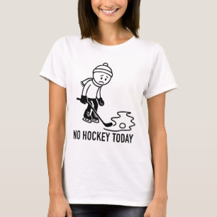 Kein Hockey Heute Lustig Für Einen Eishockeyspiele T-Shirt
