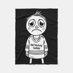 Kein Hockey Heute Lustiges Geschenk Für Fans Spiel Fleecedecke