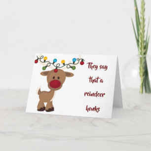 KEIN HONKING REINDEER HIER - ER SPRICHT ÜBER CHRIS KARTE
