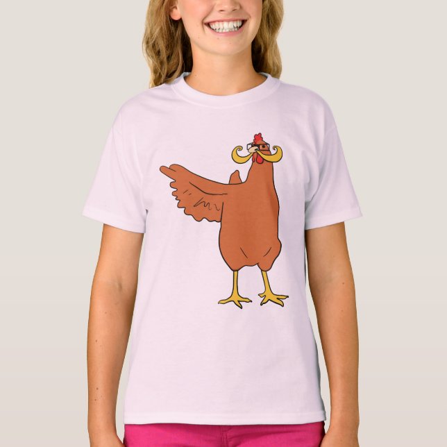 Kein Huhn hier T-Shirt (Vorderseite)