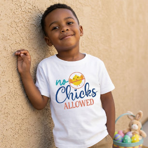 Kein Hühner Erlaubt Ostern T-Shirt für Kinder