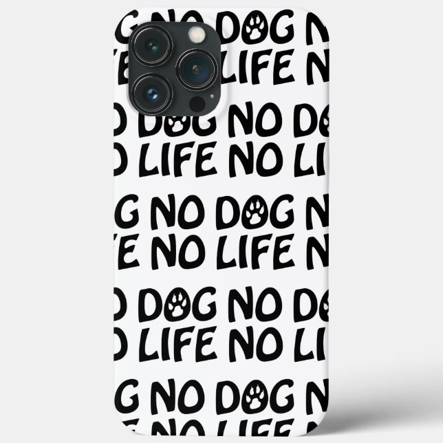 KEIN HUND KEIN LEBEN Case-Mate iPhone HÜLLE (Rückseite)