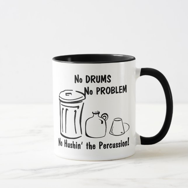 Kein Husin im Schlagzeug Tasse (Rechts)