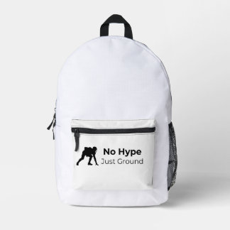 Kein Hype. Nur bodenständiges Tote Bag Design Bedruckter Rucksack