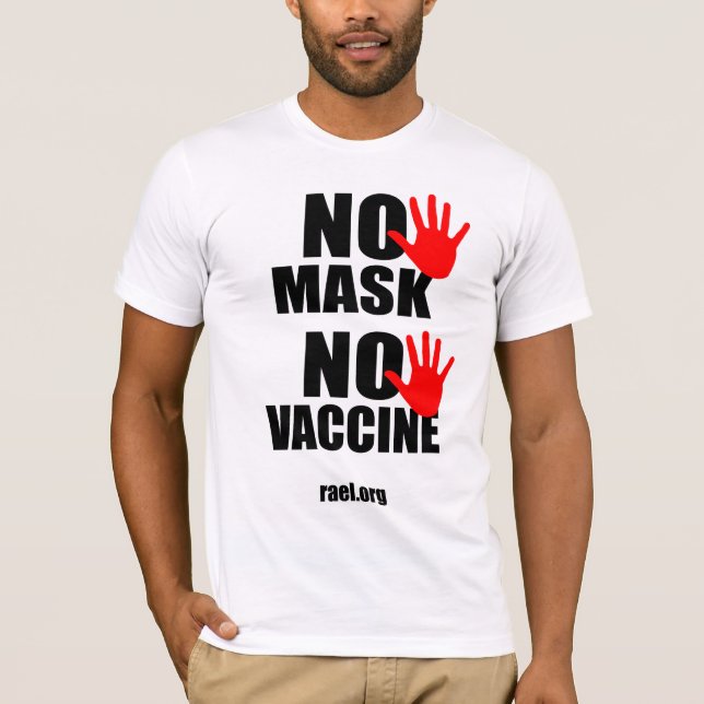 Kein Impfstoff - T - Shirt für Männer 1 (Vorderseite)