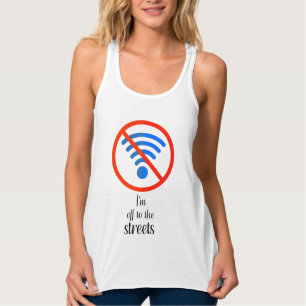 "Kein Internet? Kein Problem!", Funny Cyber offlin Tank Top