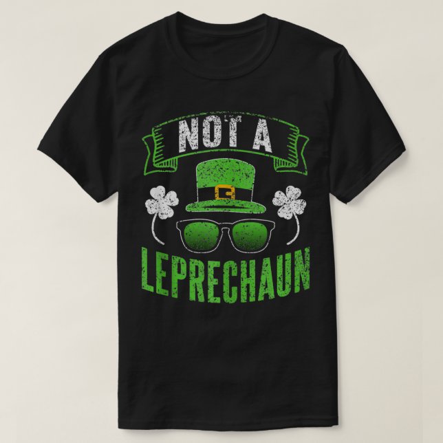Kein irisches St Patricks Day Irland Kleeblatt T-Shirt (Design vorne)
