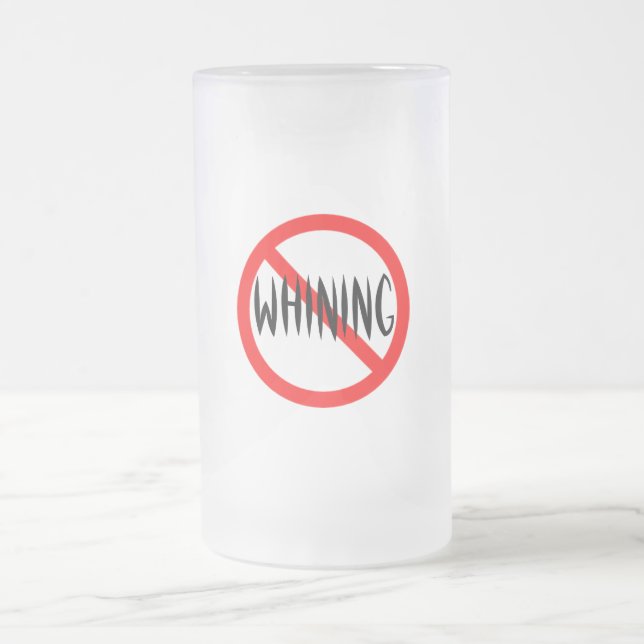 Kein Jammern Mattglas Bierglas (Mittel)