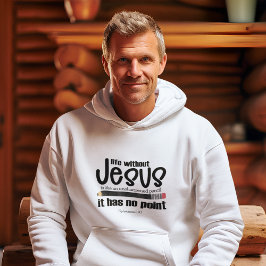 KEIN JESUS? NEIN PUNKT! Christlicher Glaubenssatz Hoodie