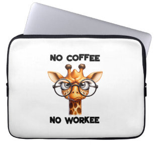 Kein Kaffee, kein lustiges Sprichwort Kein Kaffee Laptopschutzhülle