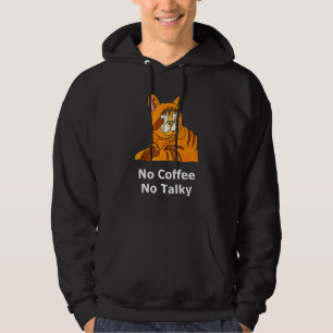 Kein Kaffee Kein Talky Napping Sleepy Tired Groggy Hoodie