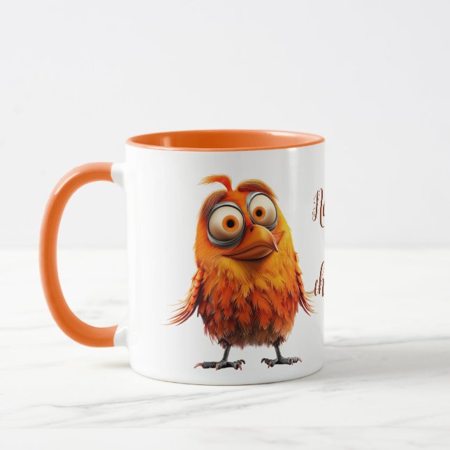 Kein Kaffee, keine Chirping Funny Bird Tasse (Links)