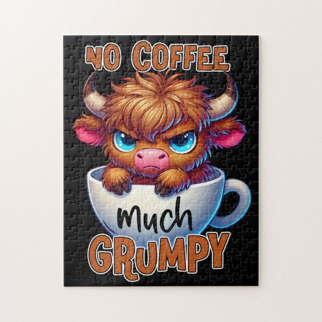 Kein Kaffee viel mürrisch  (Vertikal)