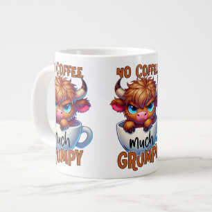 Kein Kaffee viel mürrisch Jumbo-Tasse