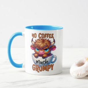 Kein Kaffee viel mürrisch  Tasse