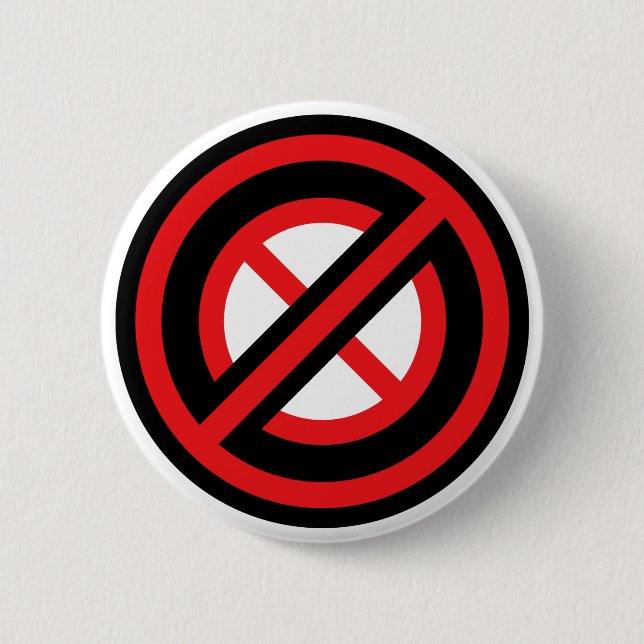 Kein kein Symbol Button (Vorderseite)