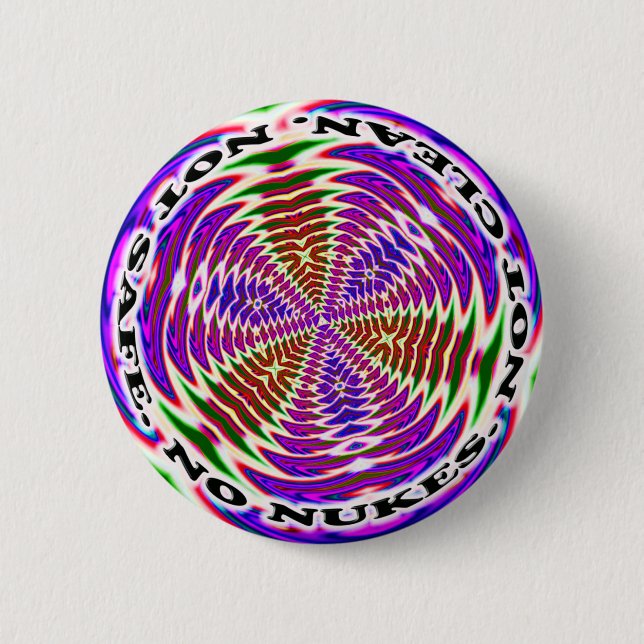 kein Kernwaffenknopf Button (Vorderseite)