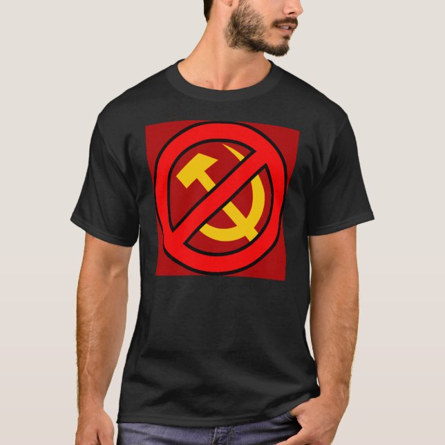 KEIN Kommunist-T-Shirt T-Shirt (Vorderseite)