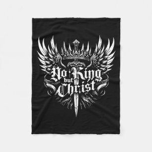 Kein König außer Christus Christlicher Glaube Jesu Fleecedecke