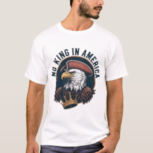 Kein König in Amerika Colonial Eagle Gründerväter T-Shirt