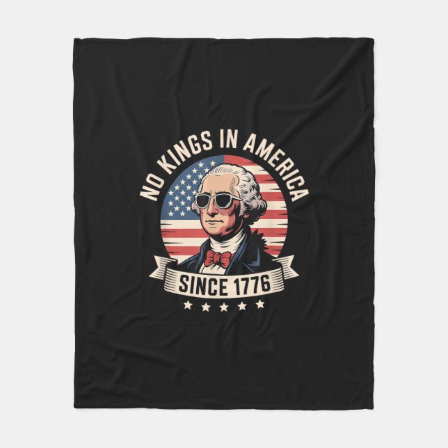 Kein König in Amerika seit 1776 Design Fleecedecke (Vorderseite)